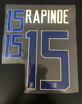 £10.99 • Buy 2019 Megan Rapinoe TEAM USA Soccer Football Shirt Jersey Name Number Print ID