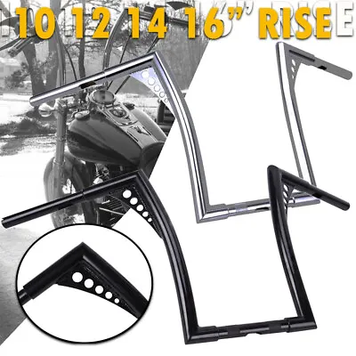 Ape Z Bar Rise 10  12  14  16  Mini Handlebar For Harley Dyna Sportster XL 1200 • $84.55