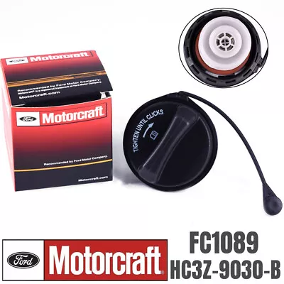 FC1089 Fuel Gas Cap W/ Strap Non-Locking Factory For Ford Motorcraft HC3Z-9030-B • $17.55