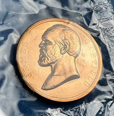 🔥 The Official Medals Of America's Presidents James Garfield Bronze Token • $14.95