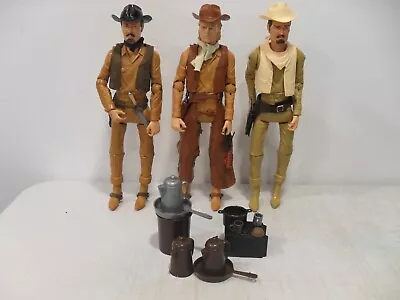 Marx Custom Johnny West Figures W/ Sam Cobra & Custer Heads • $32