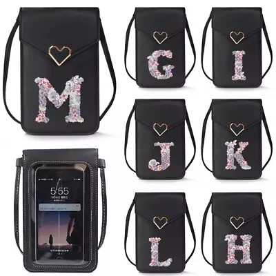 Touch Screen Wallet Card Holder Handbag Case Mobile Phone Crossbody Shoulder Bag • £5.99