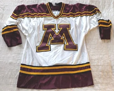 Vintage Minnesota Golden Gophers Hockey Jersey Koronis Sports Men S Made USA • $77.59