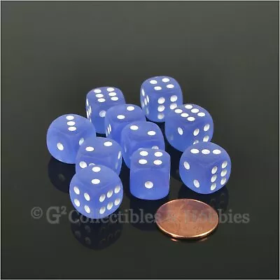NEW 10 Frosted Blue 12mm D6 Set Six Sided RPG Game Dice Chessex MTG WARHAMMER  • $5.99