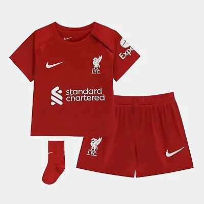 Liverpool F.C. 2022/23 Home Baby Football Kit 12-18 Months DJ7908-496 • £29.95