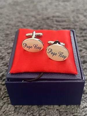 Page Boy Cufflinks New In Box • £8.99