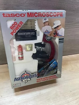 New 1986 Tasco Young Astronauts 600 Power Microscope Vintage • $67.94