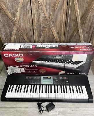 CASIO Digital Keyboard CTK-2090 Sound EFX Sampler 61 Keys - Works GREAT! • $75