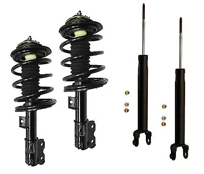 2 Front Complete Struts With Springs + 2 Rear Shocks Fit 2004-2008 Nissan Maxima • $199