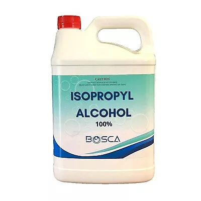 100% IPA Isopropyl Alcohol Isopropanol Rubbing OH 5L  AU Stock Free Shipping!! • $42.50