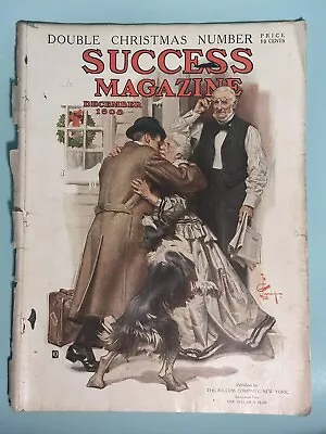 [1908] SUCCESS Magazine J C Leyendecker Cover Art  Christmas Issue New Thought • $175