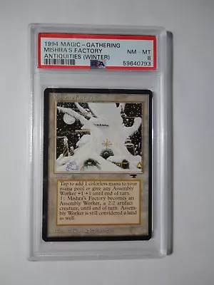 Mishra's Factory Winter Antiquities Graded PSA 8 NM MT MTG Magic The Gathering • $425