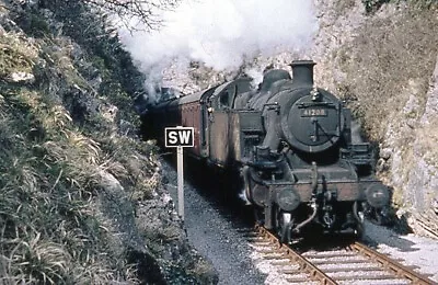 Colour Rail Slide BRW 1946 Of 41208 LMR Steam Loco • £1.65