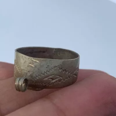 Extremely Ancient Old Viking Silver Ring Very Rare Artifact Authentic • $0.99