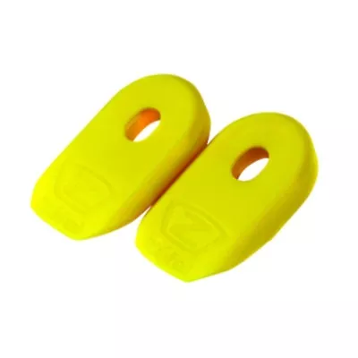 2x ZEFAL UNIVERSAL YELLOW CRANK ARMOR ARM BOOT BIKE COVER PROTECTION PEDAL PAIR • $18.73