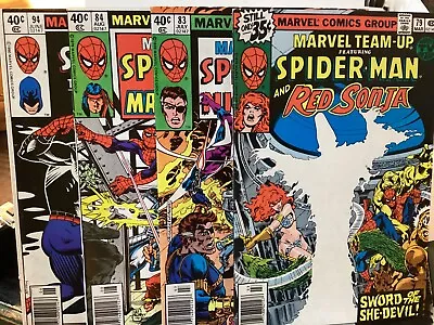 4 Comic Lot 1979 Marvel Team Up #798384 (mark Jewelers)94 Newsstand Variant • $19.99