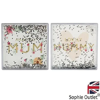 GLITTER PHOTO FRAME MOTHER`S DAY Amazing Mom Nan Mum Kids Novelty Birthday Gift • £4.21