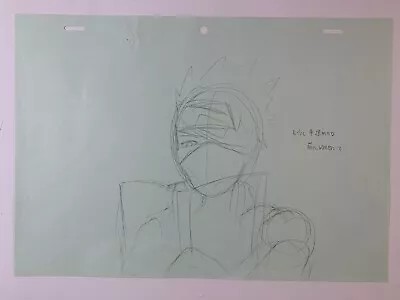 Kakashi Original Naruto Shippuden Production Genga Douga Sketch Cel • $101.15