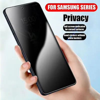 Privacy Screen Protector Hydrogel For Samsung S22 S23 S20 S21 Anti Spy Soft Film • $4.64