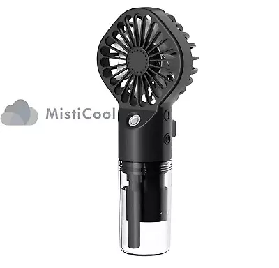 MistiCool Portable Misting Fan - Moisturizing Rechargeable 4-12H Runtime • $19.99