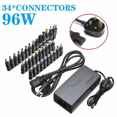 £16.14 • Buy Universal Power Supply Adapter Charger For Multi Laptop Notebook 96W UK Fastship