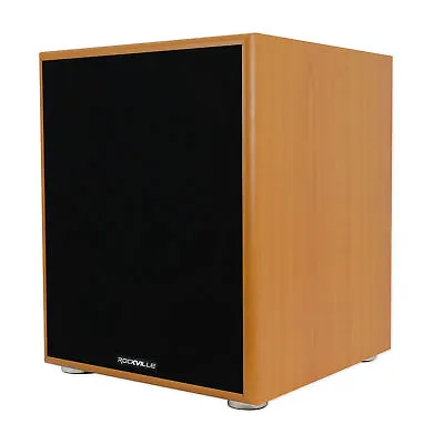 Rockville Rock Shaker 12  Inch Wood 800w Powered Home Theater Subwoofer Sub • $194.95