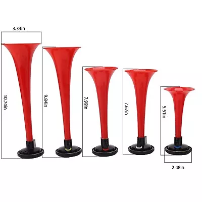 FARBIN Air Horns La Cucaracha Musical Horn Music Sound With Compressor Red 12v • $54.68