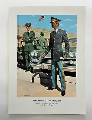 Vintage Military Art Print The American Soldier 1960 Armor Sergeant Transport • $13.75