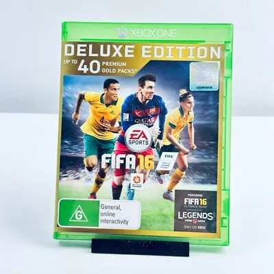 FIFA 16 Xbox One Game (Deluxe Edition) 2015 Xbox 1 Sports Football Soccer • $9.99