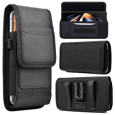 Nylon Belt Clip Holster Carrying Pouch Wallet Case For IPhone 14 13 12 Pro Max X • £7.19