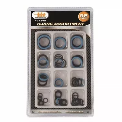 62pc IIT O Ring AssortmentPlumbing Hydraulics Air Gas Connections Kit 91340 • $6.94