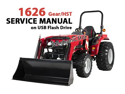 Mahindra 1626 Tractor Service Manual + Operator (USB) 6 Manuals Latest • $78