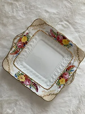 Samuel Fenton Antique Floral Painting Plate • £27