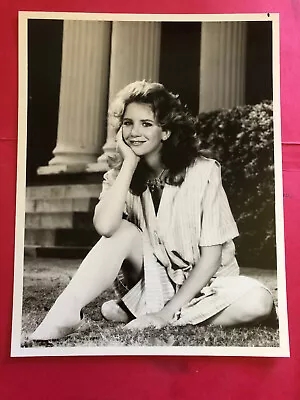 Melissa Gilbert 1984 TV  7x9  Original Vintage Press Headshot Photo W/CAPTION • $8