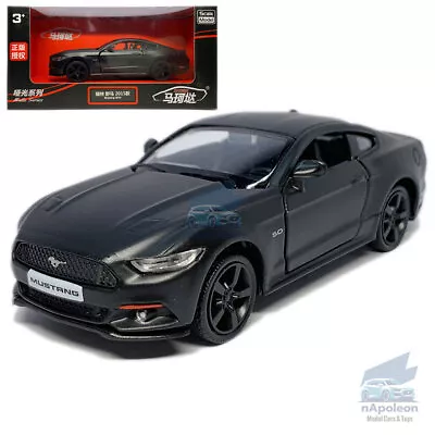 1:36 Ford Mustang GT Model Car Diecast Toy Vehicle Collection Kids Gift Black • $24.61