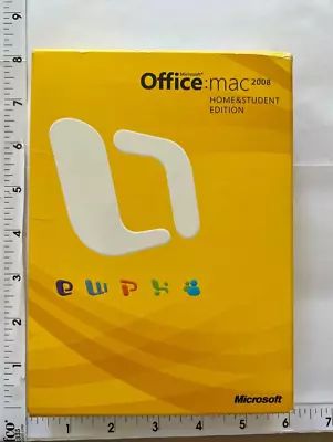 Microsoft Office Mac 2008 Home & Student Edition With 3 Product Keys • $20