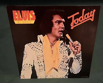 Elvis Presley APL1-1039 Today Embossed PROMO LP I 31S/30S Tan 1976 NM RARE • $61.56