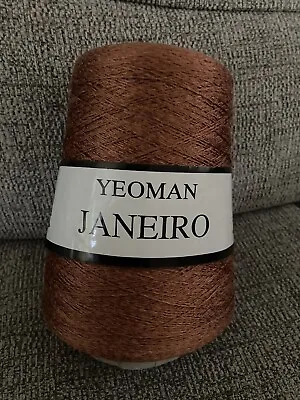 Yeoman “Janeiro” Yarn - 1 Cone - 470g - Sienna Bronze • £15