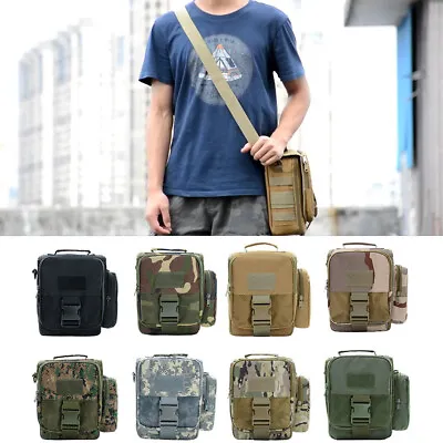 Men's Tactical Military Messenger Bag Laptop Sling Crossbody Shoulder Waist Bag • $24.99