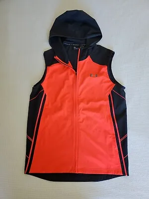 Under Armor Mens Storm Vortex Sleeveless Jacket Red/Black Size  M • $29.99