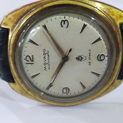 Vintage Movado Sub Sea  2552  Automatic Watch Swiss 36mm Gold Plated 138-625-502 • $480