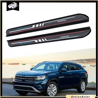 Running Boards Side Steps Nerf Bar Pedal Fits For VW ATLAS Cross Sport 2020-2023 • $511.01