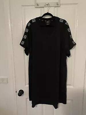 CCX City Chic Womens Size M 18 Black Tunic Dress Stretch Fabric • $18