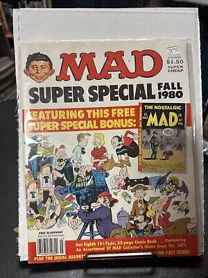 MAD Magazine Super Special Fall 1980 With Bonus Nostalgic #8 Magazine. • $8.05