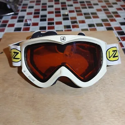 READ ~ Von Zipper GLASS WHITE Spartacus Goggles Ski Snowboard Snow Camping Wind • $29.99