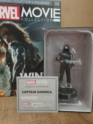 £10 • Buy EAGLEMOSS MARVEL MOVIE COLLECTION FIGURE And Magazine WINTER SOLDIER #10