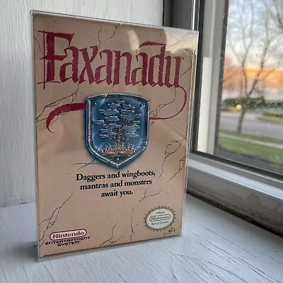 Faxanadu (NES Complete In Box 1989 Mint Condition With Protective Case) • $104.99