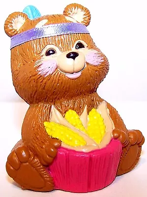 1988 Hallmark Thanksgiving Indian Bear With Corn NEW Merry Miniature QFM1511 • $11.01