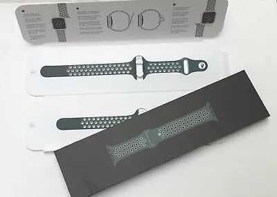 $151.88 • Buy Genuine Apple NIKE Watch Sport Band HASTA / LIGHT SILVER 44mm 45mm 42mm 2021