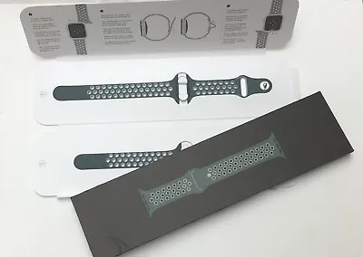 Genuine Apple NIKE Watch Sport Band HASTA / LIGHT SILVER 44mm 45mm 42mm 2021 • $82.92